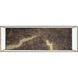 Concord 48 X 16.25 inch Clear / Antique Brass Console Table